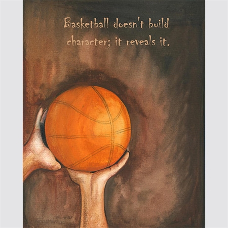 Personalized Basketball Diaries Watercolor Print,by myDaVinci - myDaVinci